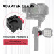 Adapter Clamp for DJI RS 2/RSC 2/RS 3/RS 3 Pro Accessories Monitor Holder Locating Hole Gimbal Mounting Plate 1/4 Thread 3/8 Set