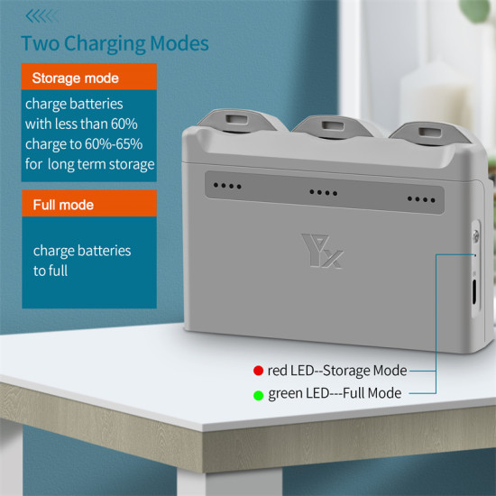 Charger For DJI Neo battery two charging modes