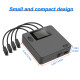 For DJI YX Dji Air3 Charger Color Screen Battery Manager 4-Way Digital Display Storage Charger 