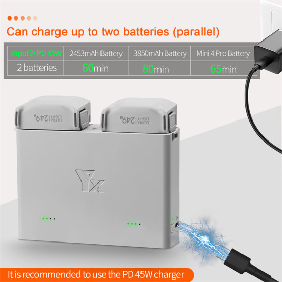 MINI 3 MINI 4  two-way charger Two charging modes