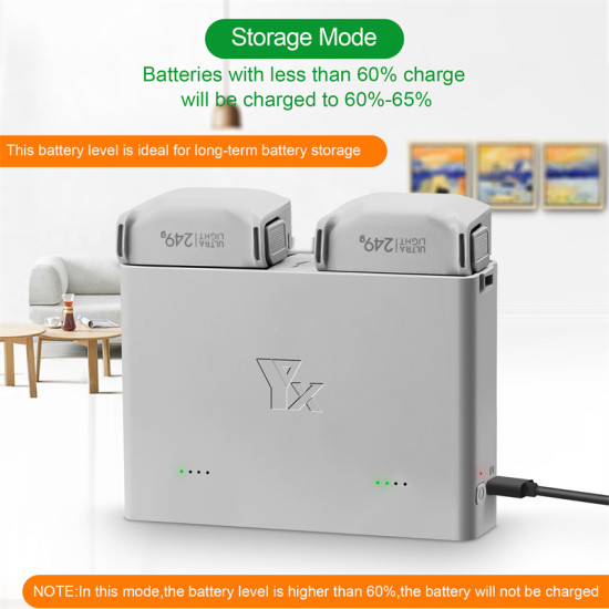 MINI 3 MINI 4  two-way charger Two charging modes