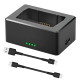 USB Charger For MINI 3 Pro Input 5V / 9V / 12V 3A Drone Battery Fast Smart USB C/A Charging Cable Line Accessory Parts 2453/3850 mAh 
