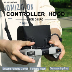 Controller Hood For DJI RC Foldable Magnetic PU Leather Sunshade Parts Sun Cover for Mini 3/Mini 3 Pro/Mavic 3/Air 2S Sunnylife
