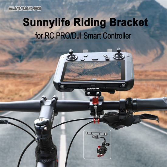 For RC PRO/DJI Smart Controller Remote Controller Holder on Bicycle Accessories Action Camera Riding Bracket Mount Sunnylife Set