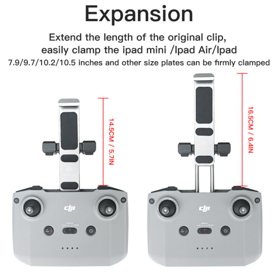 Tablet Holder for DJI Mini 2 Mavic Air 2 Aluminum Alloy Bracket Accessories Kit Ipad Clip Support Cradle Lanyard Parts Combo Air 2