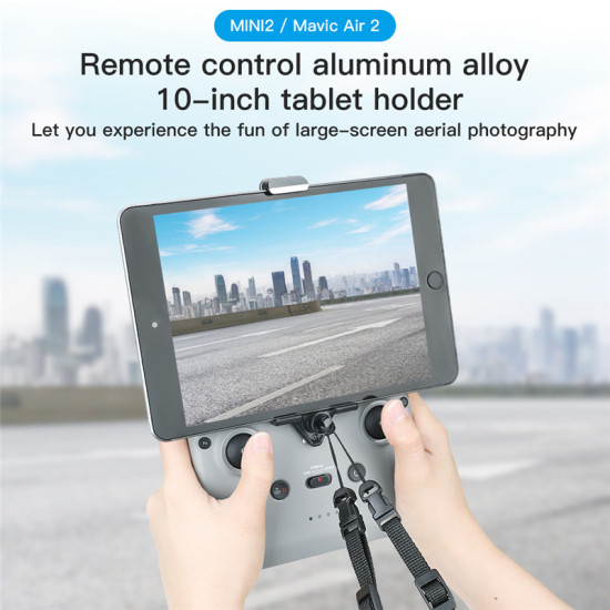Tablet Holder for DJI Mini 2 Mavic Air 2 Aluminum Alloy Bracket Accessories Kit Ipad Clip Support Cradle Lanyard Parts Combo Air 2