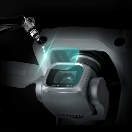 DJI Air 2S Lens Film 2 Sets HD Protective Tempered Glass Film Camera Lens Protector Accessory Sunnylife Spare Parts Combo