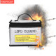 Fireproof Explosionproof Lipo Safe Bag for Lipo Battery Storage and Charging , Large Space Highly Sturdy Double Zipper Lipo Battery Guard (215*115*165MM)