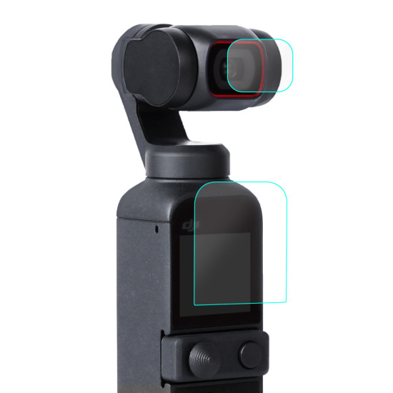 6pcs Film Set for DJI Pocket 2 Accessories Kit Protective HD Glass OSMO Pocket Camera Lens Protector Spare Parts Combo
