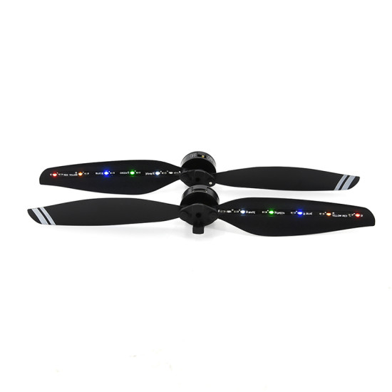 Mavic Air 2 LED Lights Flash Propeller 7238F Rechargeable Propeller Night Flying For DJI Mavic Air 2 Drone Propeller