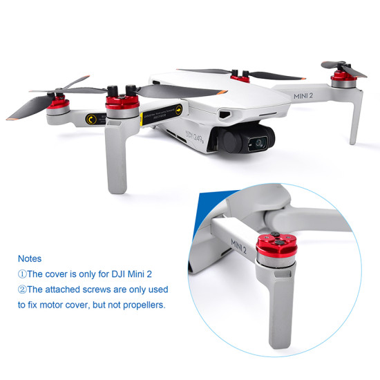 Motor Covers For DJI MINI 2 Accessories Drone Engine Protective Cap Aluminum Alloy Guard Kit Protection Spare Parts Combo 