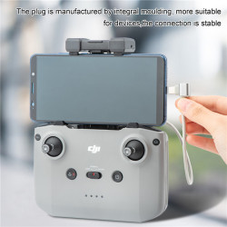For DJI MINI 2/ FPV/ POCKET 2 / MAVIC AIR 2S/Air 2/ OSMO Pocket Nylon Data Cable 30cm TYPE C IOS  Wire Flex Line 1pc