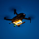 For DJI Mini 2 LED Landing Gear Mavic Mini Folding Night Flight Extended Skid Drone Accessories Protective Gimbal Stand STARTRC