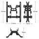 For DJI FPV Foldable Landing Gear Heighten Extended Legs Support Skid Protector Stand Combo Drone Accessories STARTRC Parts