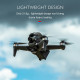 For DJI FPV Top Shell Cover with 1/4 Screw Hole LED Fill Light Kit Headlight Combo Drone Replacement STARTRC Accessories