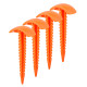 4pcs Windproof Nail for Drone Landing Pad Station Orange Anti Wind Ground Nail Set Support Fixed Rod Parking Accessories