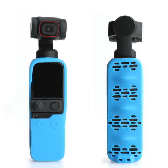 Silicone Cover for DJI Pocket 2 Accessories Kit Protector Case Housing Skin Shell with Strap Lanyard Osmo Pocket Gimbal Camera 