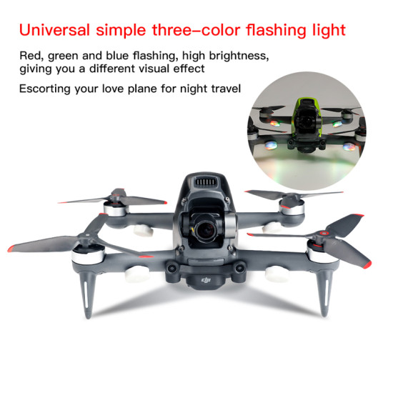 Three Color Flashing Light Night Flight Strobe Flash Mini Lamps for DJI FPV Mavic Mini 2 Mavic Air 2 FIMI X8SE Accessories Combo  Air 2S