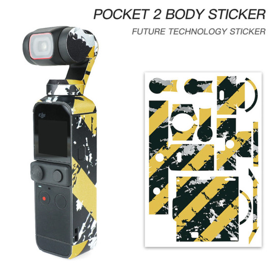 Pocket 2 Sticker Skin Accessories For DJI Protective Adhesive PVC Wrap Decal Kit Protector Spare Parts Combo