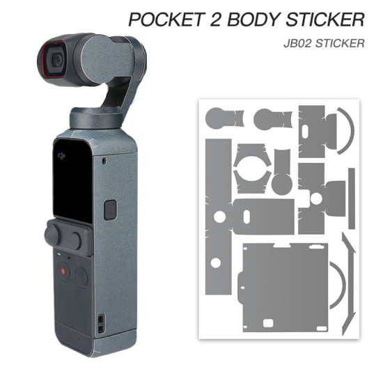 Pocket 2 Sticker Skin Accessories For DJI Protective Adhesive PVC Wrap Decal Kit Protector Spare Parts Combo