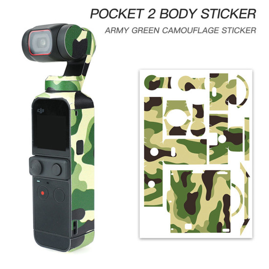 Pocket 2 Sticker Skin Accessories For DJI Protective Adhesive PVC Wrap Decal Kit Protector Spare Parts Combo