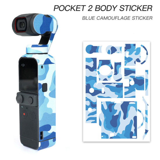 Pocket 2 Sticker Skin Accessories For DJI Protective Adhesive PVC Wrap Decal Kit Protector Spare Parts Combo