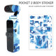 Pocket 2 Sticker Skin Accessories For DJI Protective Adhesive PVC Wrap Decal Kit Protector Spare Parts Combo