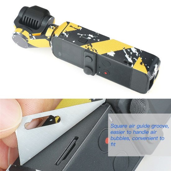 Pocket 2 Sticker Skin Accessories For DJI Protective Adhesive PVC Wrap Decal Kit Protector Spare Parts Combo