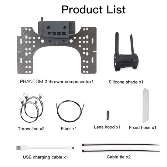 Thrower For DJI Phantom 4 3 2 Light Weight Airdrop System Drone Air-Dropping Fishing Bait Wedding Ring Gift Deliver Accessory 