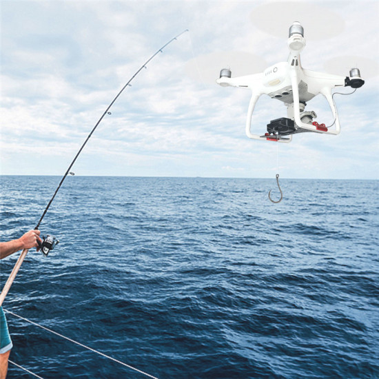 Thrower For DJI Phantom 4 3 2 Light Weight Airdrop System Drone Air-Dropping Fishing Bait Wedding Ring Gift Deliver Accessory 