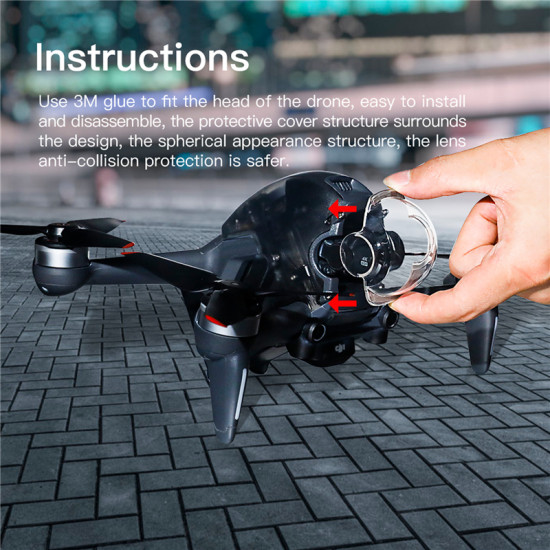 For DJI FPV Gimbal Cover Camera Lens Protection Guard Anti-Shock Dust-proof Protective Cap Drone Transparent Accessories Parts For DJI FPV Gimbal Cover Camera Lens Protection Guard Anti-Shock Dust-proof Protective Cap Drone Transparent Accessories Parts