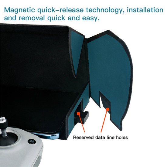 For DJI Mavic Air 2/Air 2S/Mini 2 Magnetic Mobile Phone Foldable Hood Sunhood Accessory Sunshade Light Block Spare Parts 