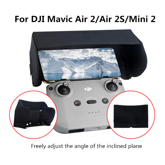 For DJI Mavic Air 2/Air 2S/Mini 2 Magnetic Mobile Phone Foldable Hood Sunhood Accessory Sunshade Light Block Spare Parts 