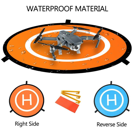 55cm 75cm 110cm Fast-Fold Landing Pad for RC Drones 