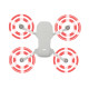 8pcs Mini 2 Propeller Accessories Helices for DJI Drone 4726F Props Replacement Colorful Blade Wing Fans Spare Parts Combo