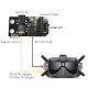 5.8G RX PORT 3.0 DJI Digital FPV Goggles Simulation Receiver Board for Fatshark Receivers