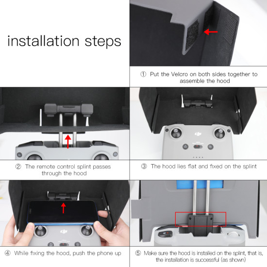 Remote Control Hood for DJI Mavic Air 2/ Mini 2  Air 2S