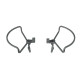 Propeller Guards Integrated with Landing Gears Propellers Protector Shielding Rings for Mavic Air 2 Air 2S 