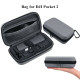 Pocket 2 Portable Box Case Accessories for DJI Pocket 2 Creator Combo Bag Hard Cover Shell Waterproof Storage Mini Handbag Parts