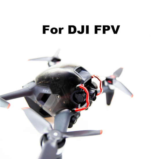 Gimbal Protector for DJI FPV Drone Accessories Kit Protectors Camera Guard Aviation Aluminum Alloy Spare Parts Combo Black Red  Air 2S