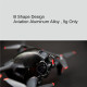 Gimbal Protector for DJI FPV Drone Accessories Kit Protectors Camera Guard Aviation Aluminum Alloy Spare Parts Combo Black Red  Air 2S