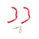Gimbal Protector for DJI FPV Drone Accessories Kit Protectors Camera Guard Aviation Aluminum Alloy Spare Parts Combo Black Red  Air 2S
