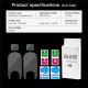 Camera Lens Film 6pcs for FIMI PALM 2 Accessories Protective HD Glass Protector 2 Sets 9H High hardness Spare Parts Combo