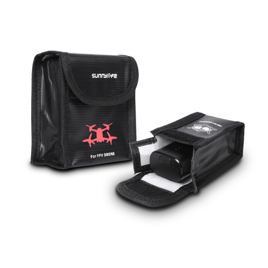 LiPo Safe Bag for DJI FPV Drone Goggles V2 Battery Accessories Explosion-Proof Storage Protective Fireproof Case Spare Parts