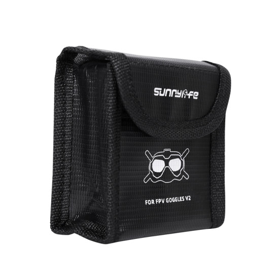 LiPo Safe Bag for DJI FPV Drone Goggles V2 Battery Accessories Explosion-Proof Storage Protective Fireproof Case Spare Parts