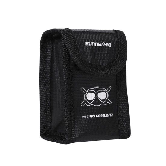 LiPo Safe Bag for DJI FPV Drone Goggles V2 Battery Accessories Explosion-Proof Storage Protective Fireproof Case Spare Parts