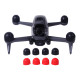 4pcs Motor Cover for DJI FPV Drone Accessories Kit Protectors Silicone Protective Guard Caps Sunnylife Spare Parts Combo Black