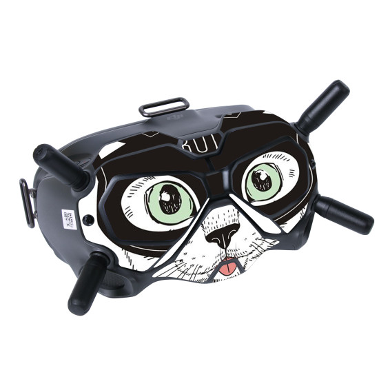 Sunnylife Protective Stickers PVC Film Scratch-proof Decals Skin for DJI FPV Goggles V2 
