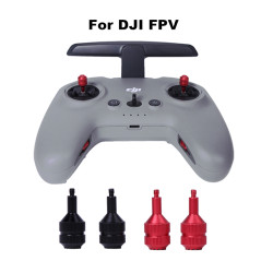 Controller Sticks Thumb Rocker Joysticks for DJI FPV Aluminum Alloy Storable Accessories Spare Parts Black Red Stored in RC 