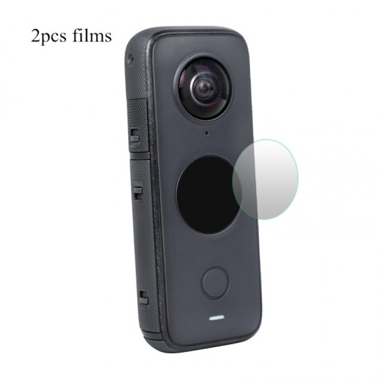2pcs Film for Insta360 ONE X2 Accessories Kit HD Tempered Protective Glass Screen Protector Sports Camera Spare Parts Combo